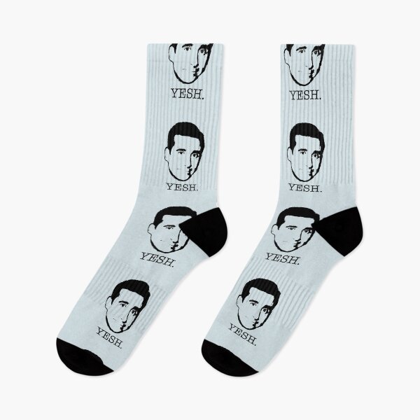 Item preview, Michael Scott the Office TV show YESH. black white designed and sold by starkle.