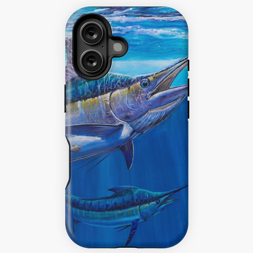 Vista previa del artículo con la obra «Funda resistente MagSafe para iPhone», diseñado y vendido por Bluemarlin.