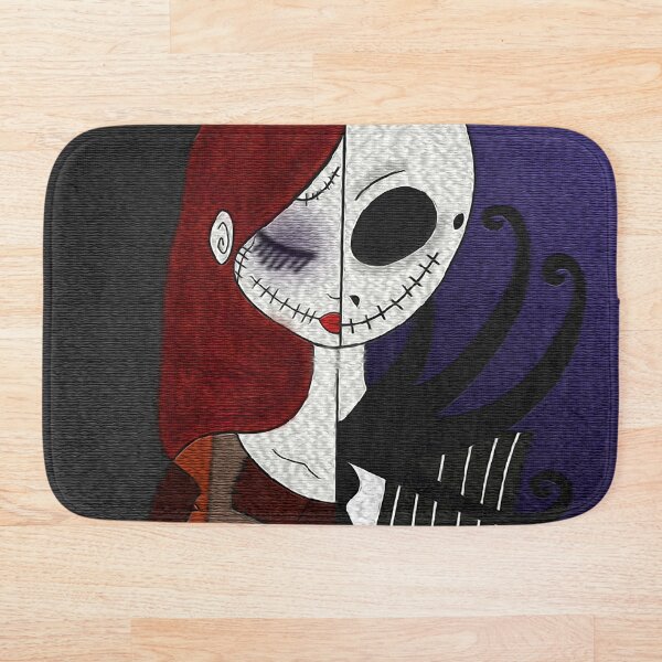 Jack & Sally Bath Mat