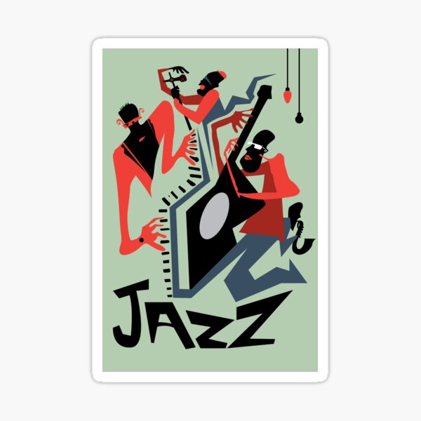 Item preview, Jazz Quartet designed and sold by TIGERDAVER.