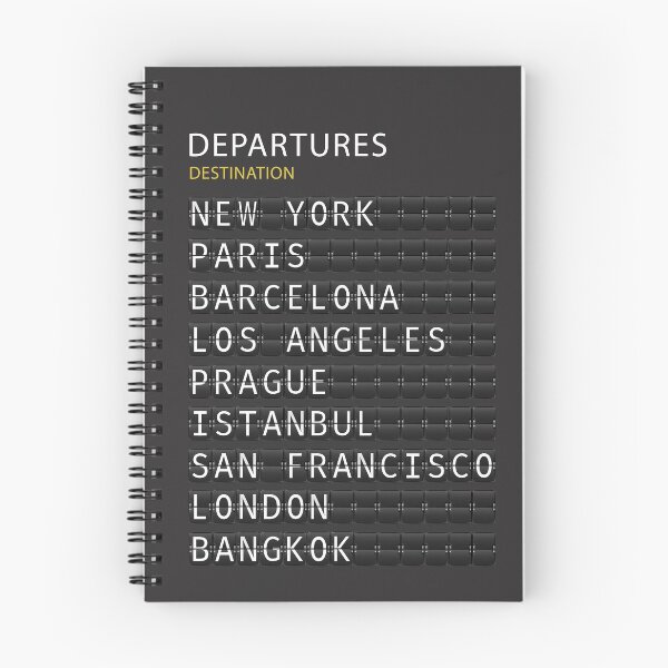 Item preview, Airport Departures Board Print designed and sold by Digital  Cloud.
