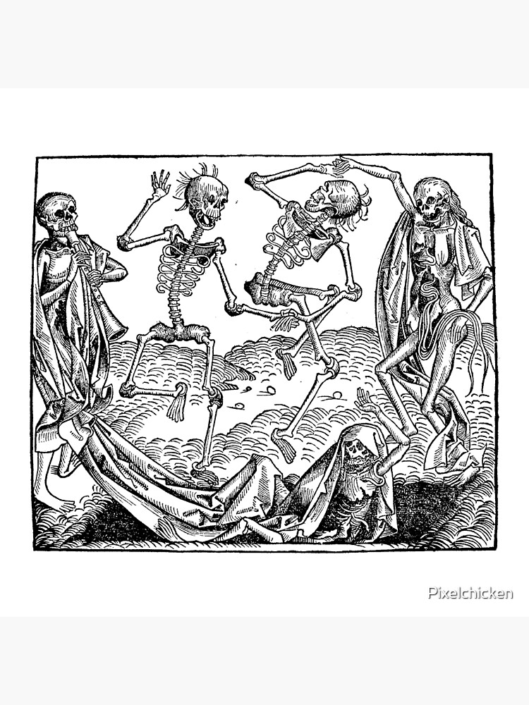 Dance Of Macabre Posters Redbubble