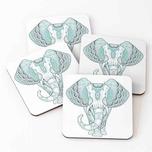 Item preview, Turquoise Elephant designed and sold by maryedenoa.