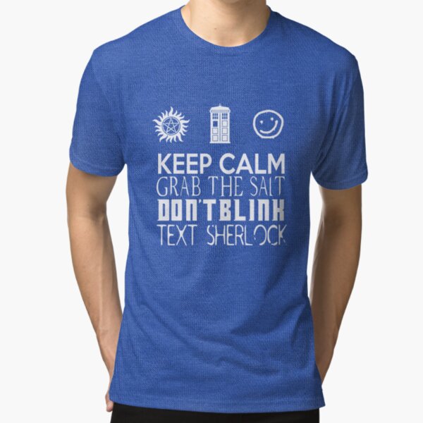collectibleGEEK's SuperWhoLock Shirt Tri-blend T-Shirt