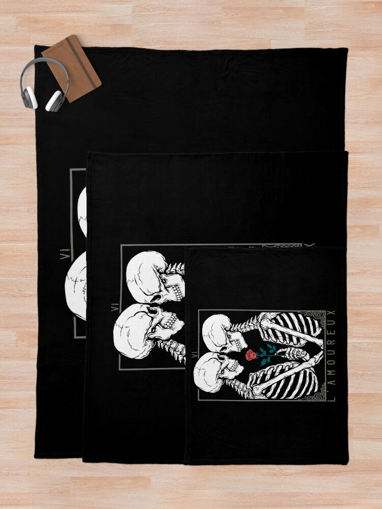 Alternate view of VI The Lovers Throw Blanket