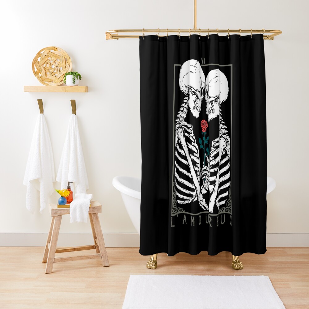 VI The Lovers Shower Curtain