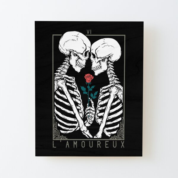 VI The Lovers Wood Mounted Print