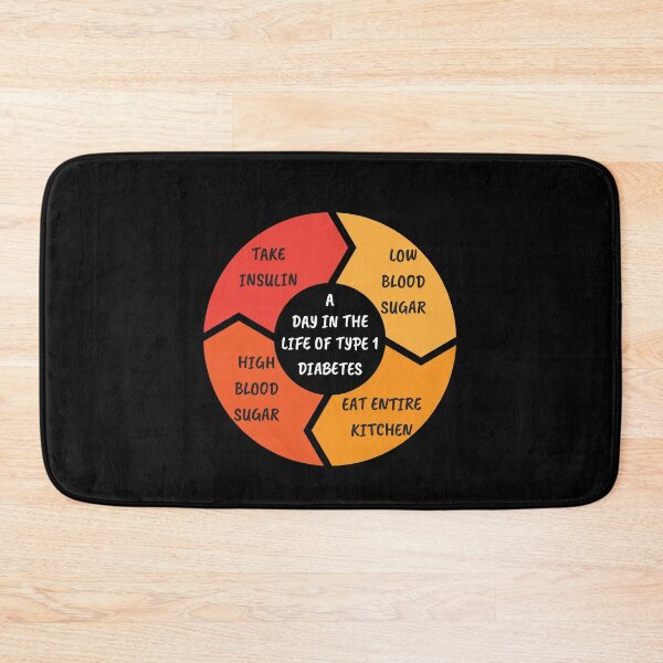 Item preview, Day In The Life Of Type 1 Diabetes Diabetics designed and sold by MooonTees.