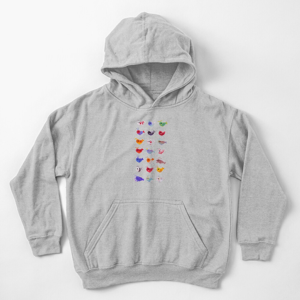 Freshwater shrimp Kids Pullover Hoodie