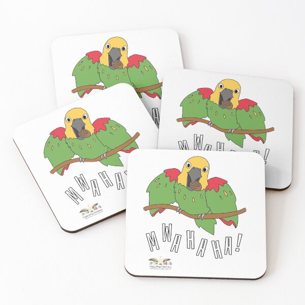 Aperçu de l'œuvre HWS Sassy Collection - Amazone à double tête jaune créée et vendue par HappyWings.