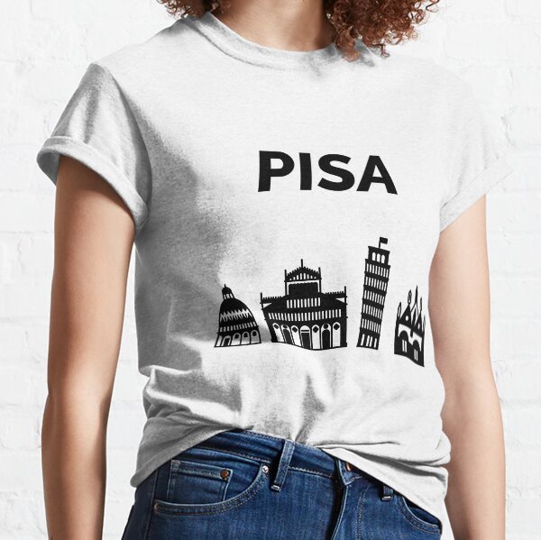Pisa Skyline, PI, Italy Classic T-Shirt