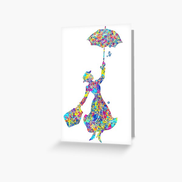 Mary Poppins - The Magical Nanny Greeting Card