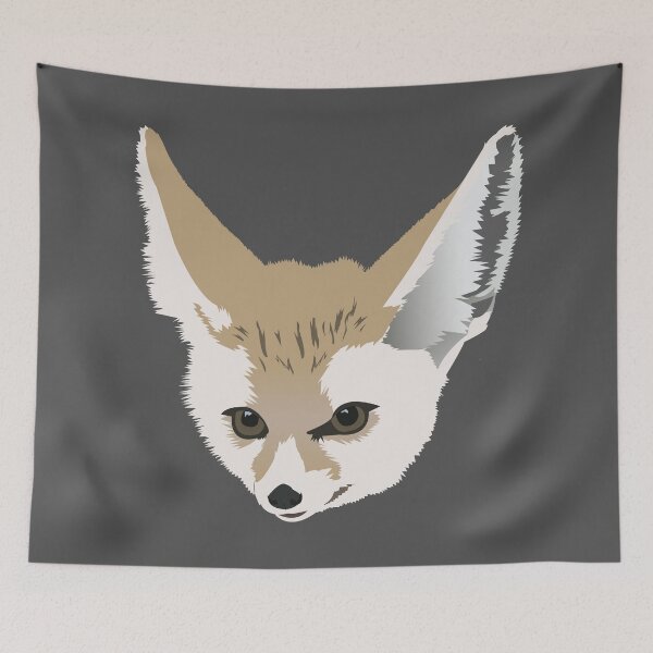 Item preview, Hendrix the Fennec Fox designed and sold by KCPetPortraits.