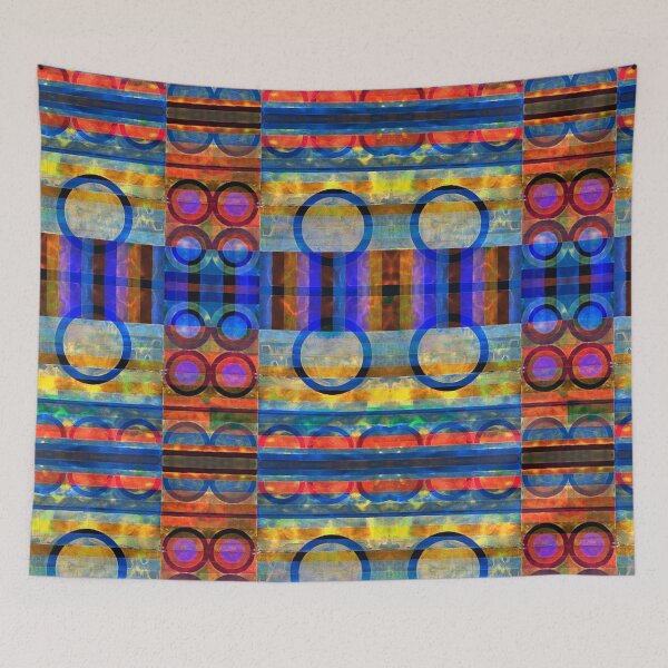 Item preview, Abstract Geometric Watercolor Painting designed and sold by EightWinds.