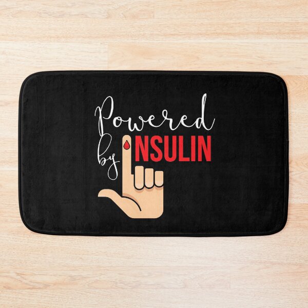 Item preview, Powered By Insulin Diabetics Sugar Diabetes designed and sold by MooonTees.