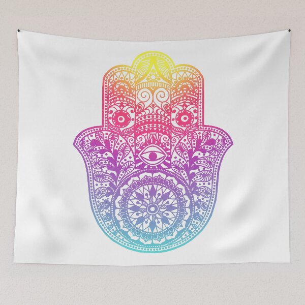 Item preview, Rainbow Hamsa designed and sold by maryedenoa.