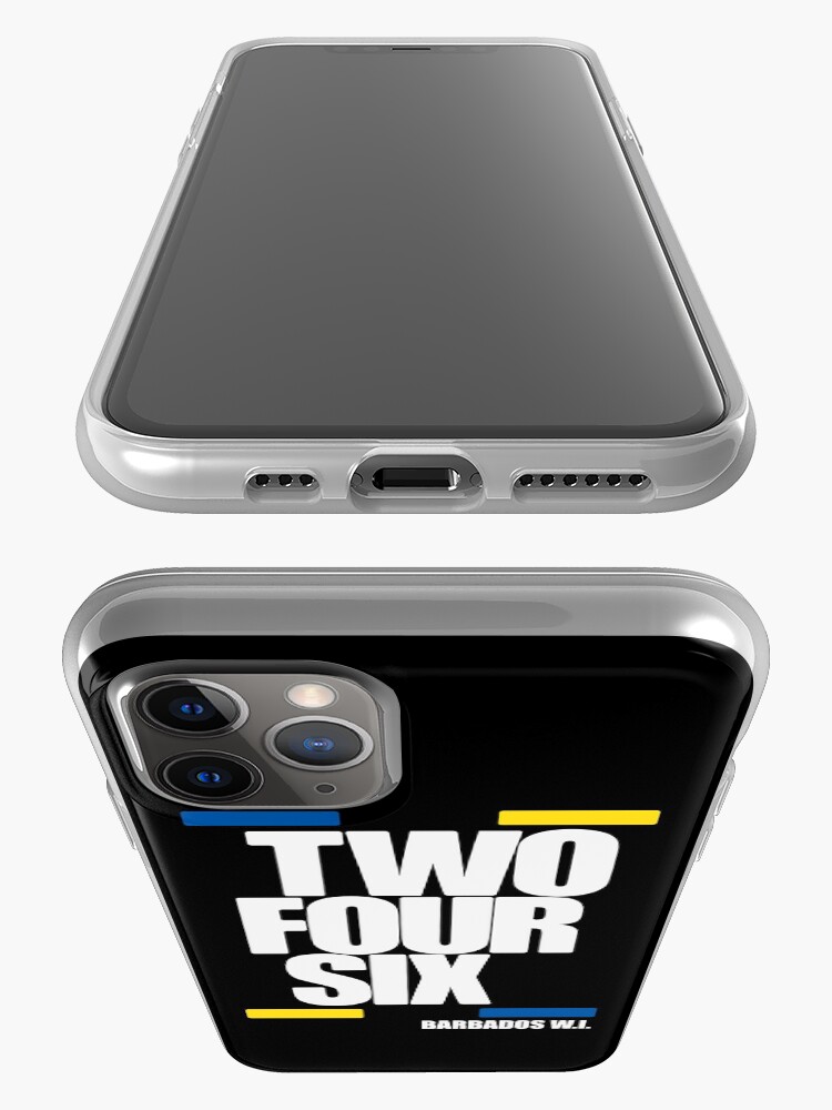 "Barbados International Telephone Code White" iPhone Case & Cover by