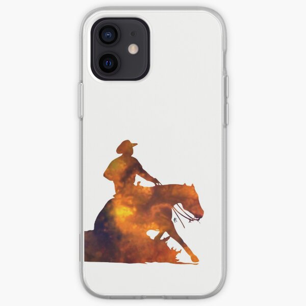 Western Reining Horse iPhone Soft Case