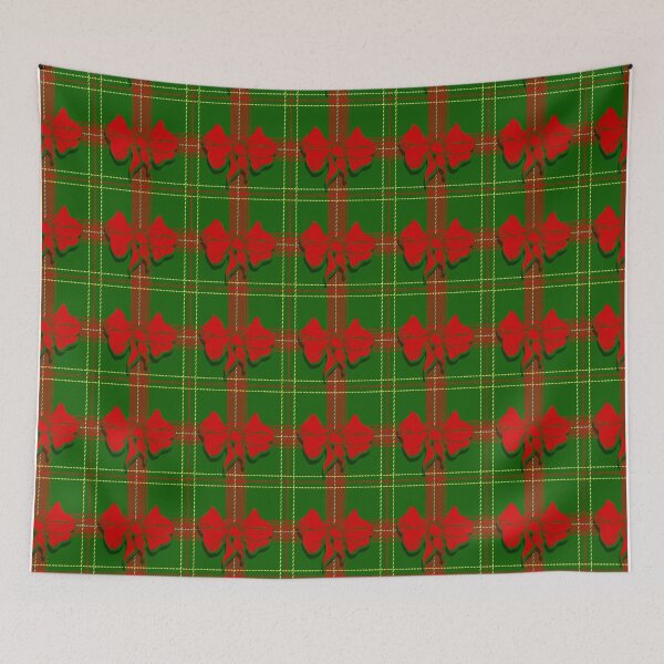 Item preview, green christmas plaid designed and sold by B0red.