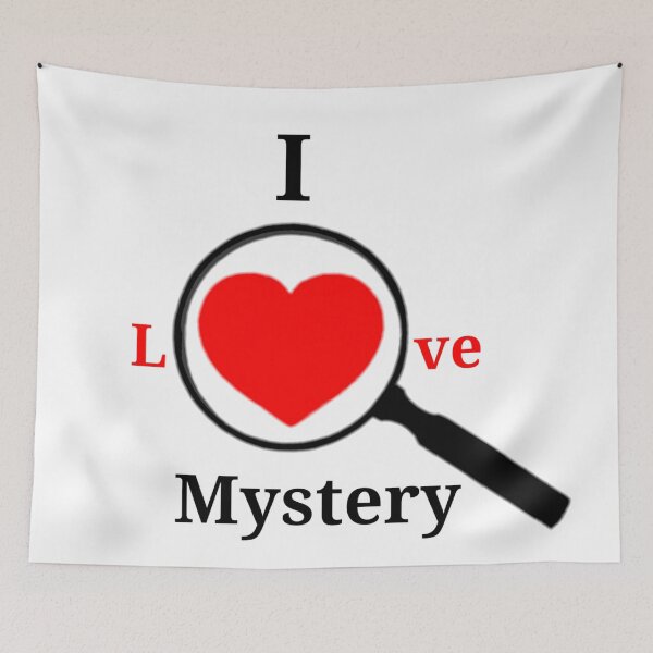 Item preview, I love Mystery Magnifying Glass red designed and sold by Fireflies2344.