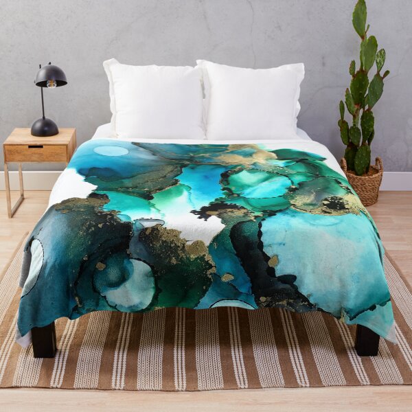 Item preview, Alcohol ink - Turquoise Burst designed and sold by Artsan-Design.