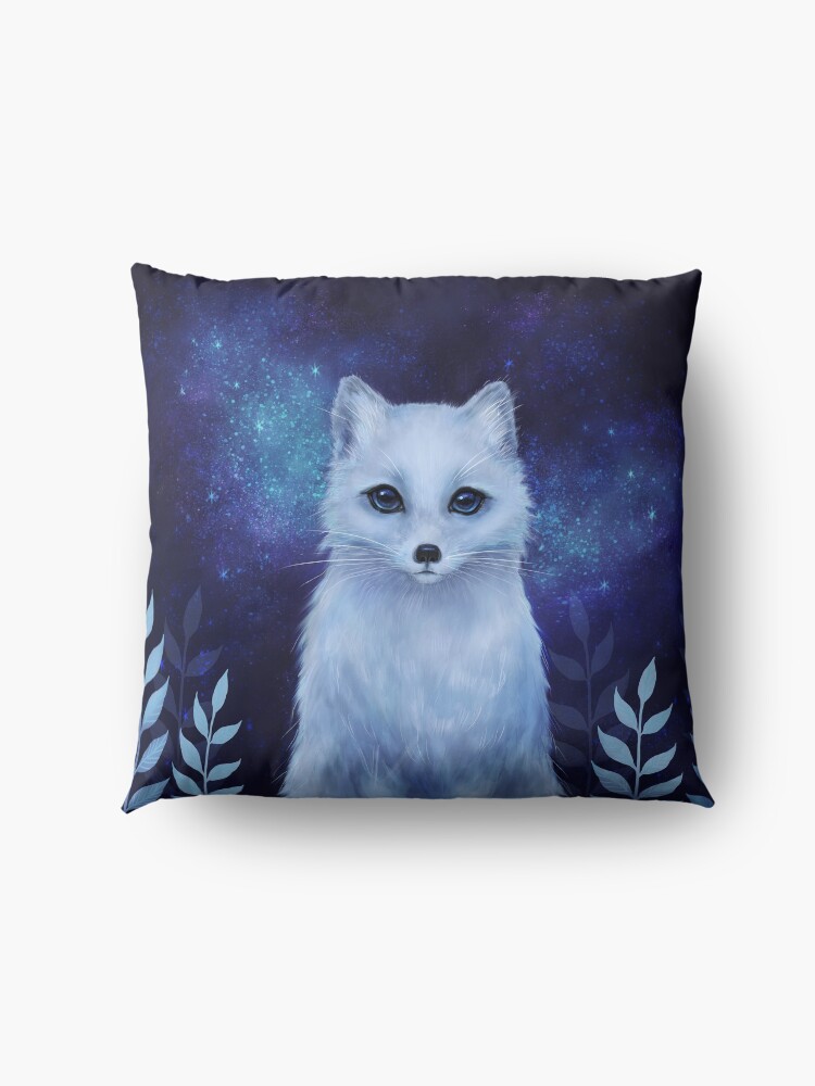 Alternate view of Winter fox Floor Pillow