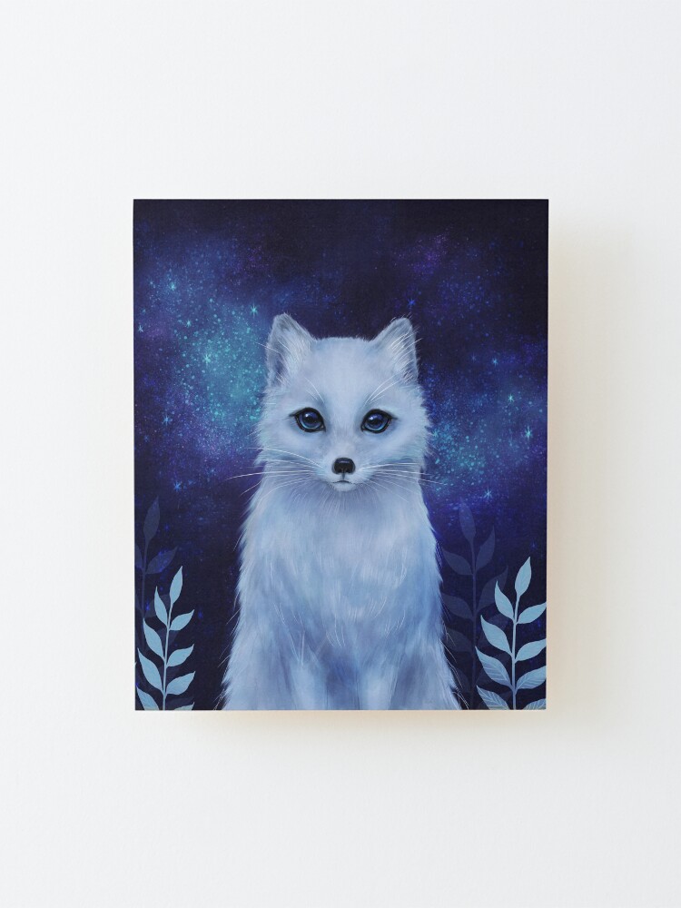 Alternate view of Winter fox Mounted Print