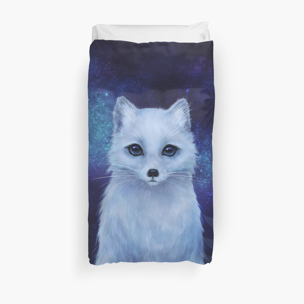 Winter fox Duvet Cover