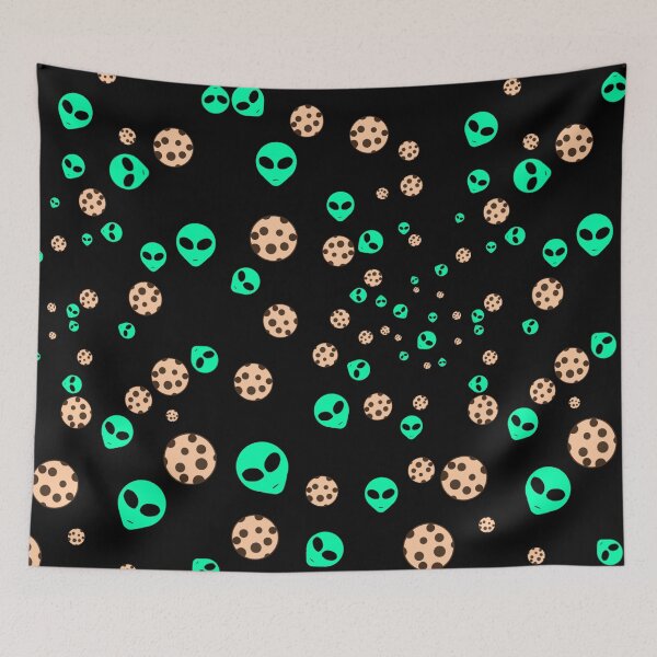 Item preview, Aliens and Chocolate Chip Cookies in space designed and sold by Fireflies2344.