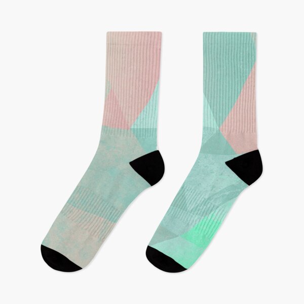 Item preview, Pink Mint Geometric Composition 40 designed and sold by dreamprint.