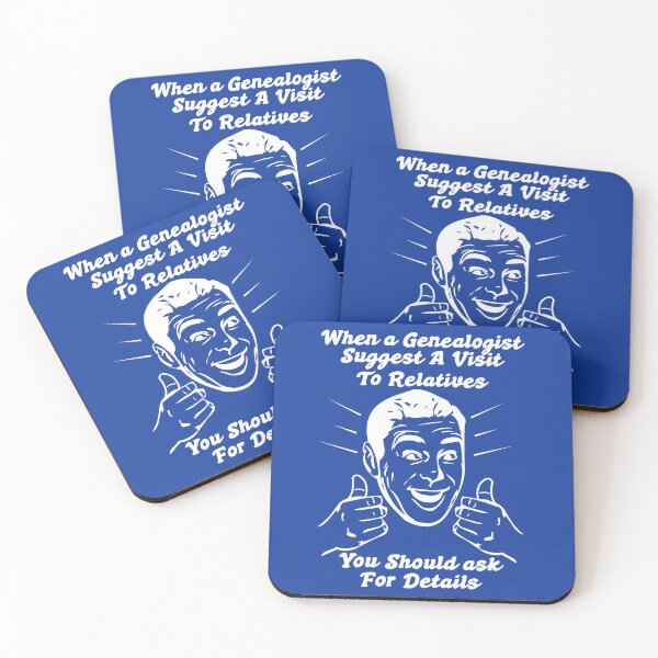 Item preview, Genealogist Visits Relatives Funny Genealogy  designed and sold by CharJens.