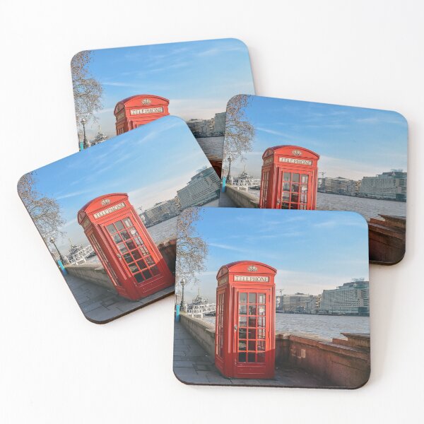 Item preview, Red telephone box designed and sold by lena-maximova.