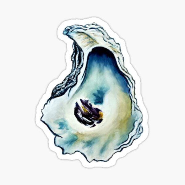 Item preview, Watercolor Oyster Southern Art designed and sold by Artbysherilong.