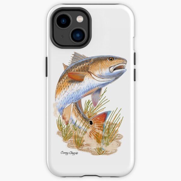 Redfish in grass iPhone Tough Case