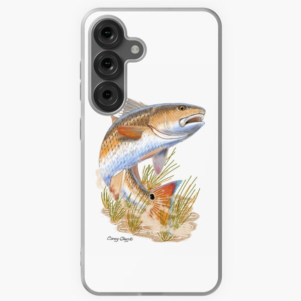 Redfish in grass Samsung Galaxy Soft Case