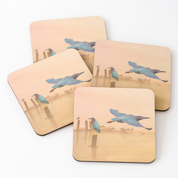 Item preview, Green Heron Sunrise designed and sold by FineArtography.