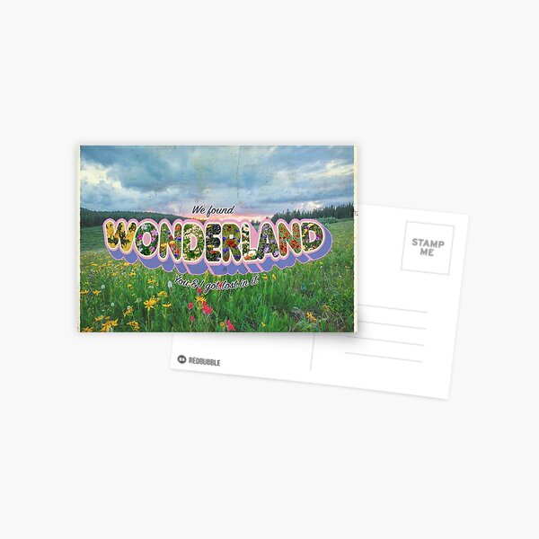 Item preview, Wonderland Vintage Postcard designed and sold by thefastestcat.