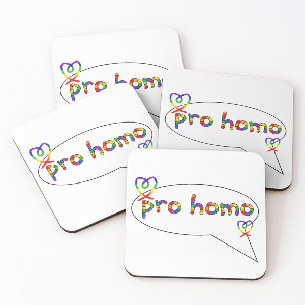 Item preview, "pro homo" speechbubble designed and sold by LGBTQIACOMIX.