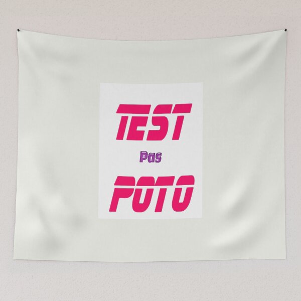 Item preview, T shirt Test pas Poto - Pink designed and sold by fulufulu.