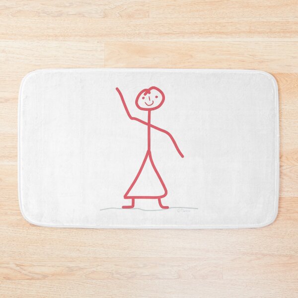 Item preview, Strichfrau stick figure painted kids gift designed and sold by KlareLinie.