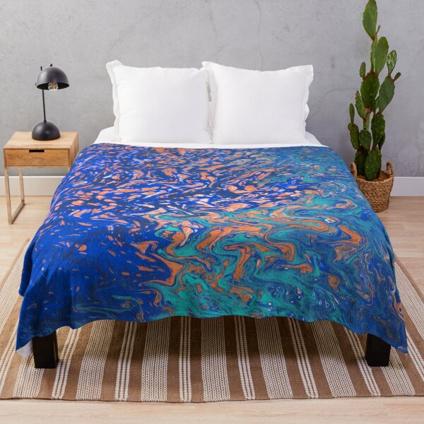 Item preview, Abstract Blue-Orange Painting designed and sold by andrea262.