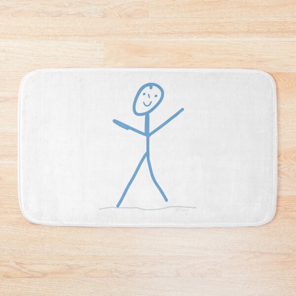 Item preview, Stick figure man woman drawing motion fun designed and sold by KlareLinie.
