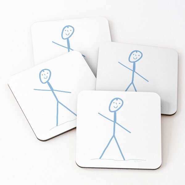 Item preview, Stick figure joy fun laugh joy? designed and sold by KlareLinie.