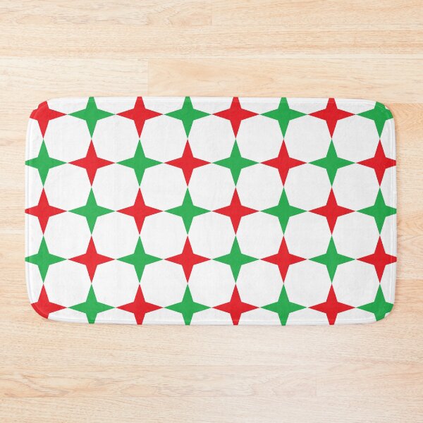 Item preview, Red and Green 4 Point Stars  designed and sold by lornakay.