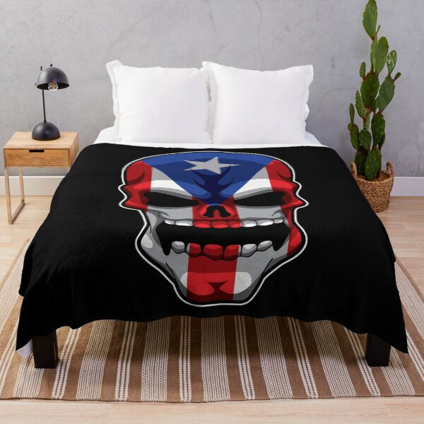 Item preview, Puerto Rican Skull - Puerto Rico Pride Flag designed and sold by anziehend.