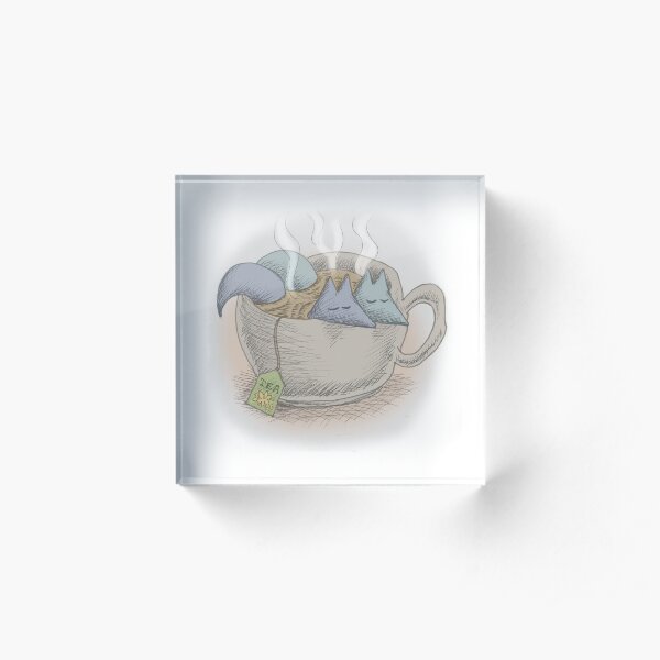 Teacup Bath Acrylic Block