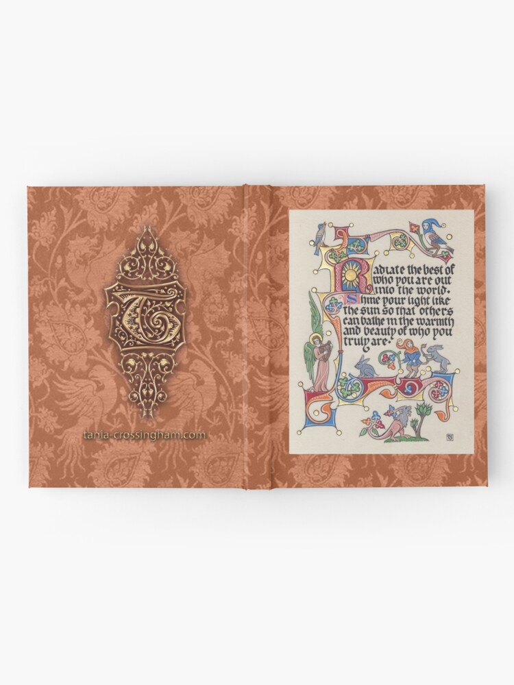 Alternate view of Medieval Illumination - Radiate the best of who you are Hardcover Journal