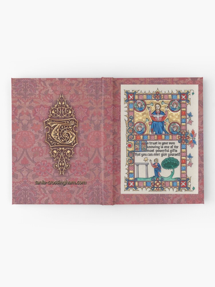 Alternate view of Medieval Illumination - Trust in your knowing Hardcover Journal