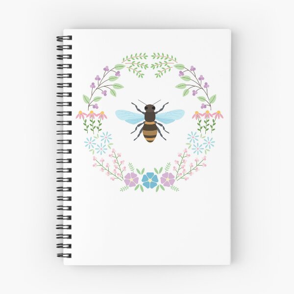 Item preview, Abeja floral designed and sold by theflossbox.