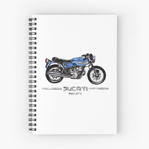 Item preview, Ducati 860 GTS Blue Artistic Motorbike Drawing  designed and sold by Christian Fillies.